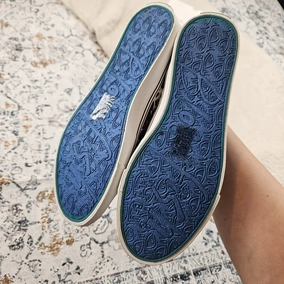 Blowfish Play Natural Lion Leopard Print Canvas Low Top Sneaker Women US 10 - Picture 8 of 9